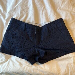 Lilly Pulitzer Lace Navy Shorts